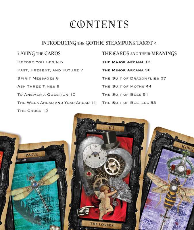 Gothic Steampunk Tarot by Liz Dean-Earth Fairy Holistics