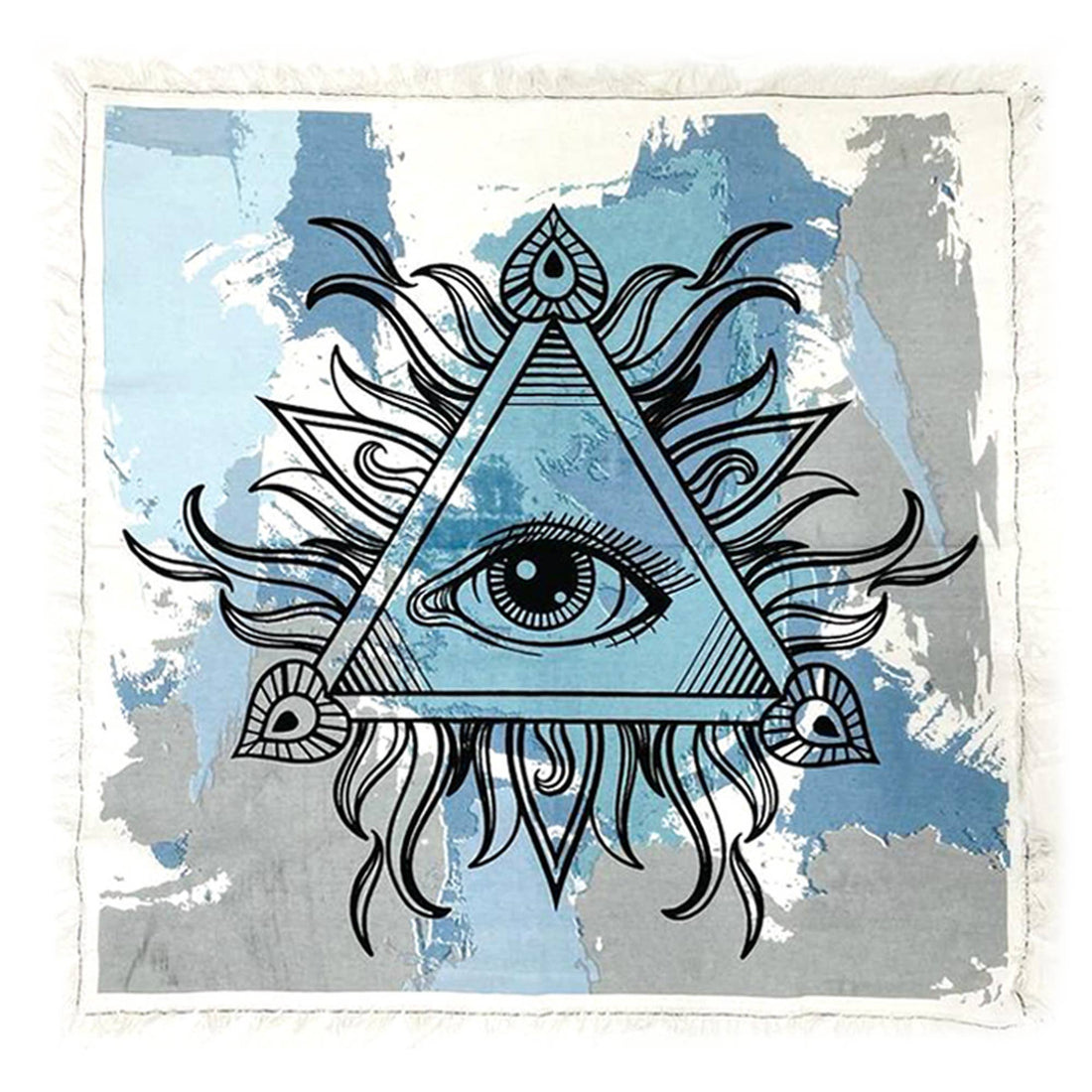 Evil Eye Altar Cloth (24 x 24 in.)-Earth Fairy Holistics