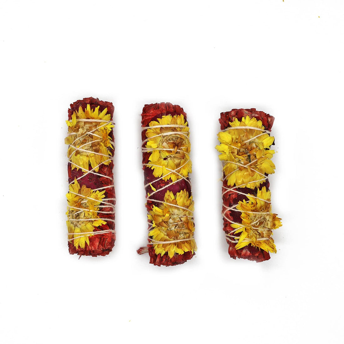'Red Romance' Dragon's Blood Sage Smudge Stick (4 in.)-Earth Fairy Holistics