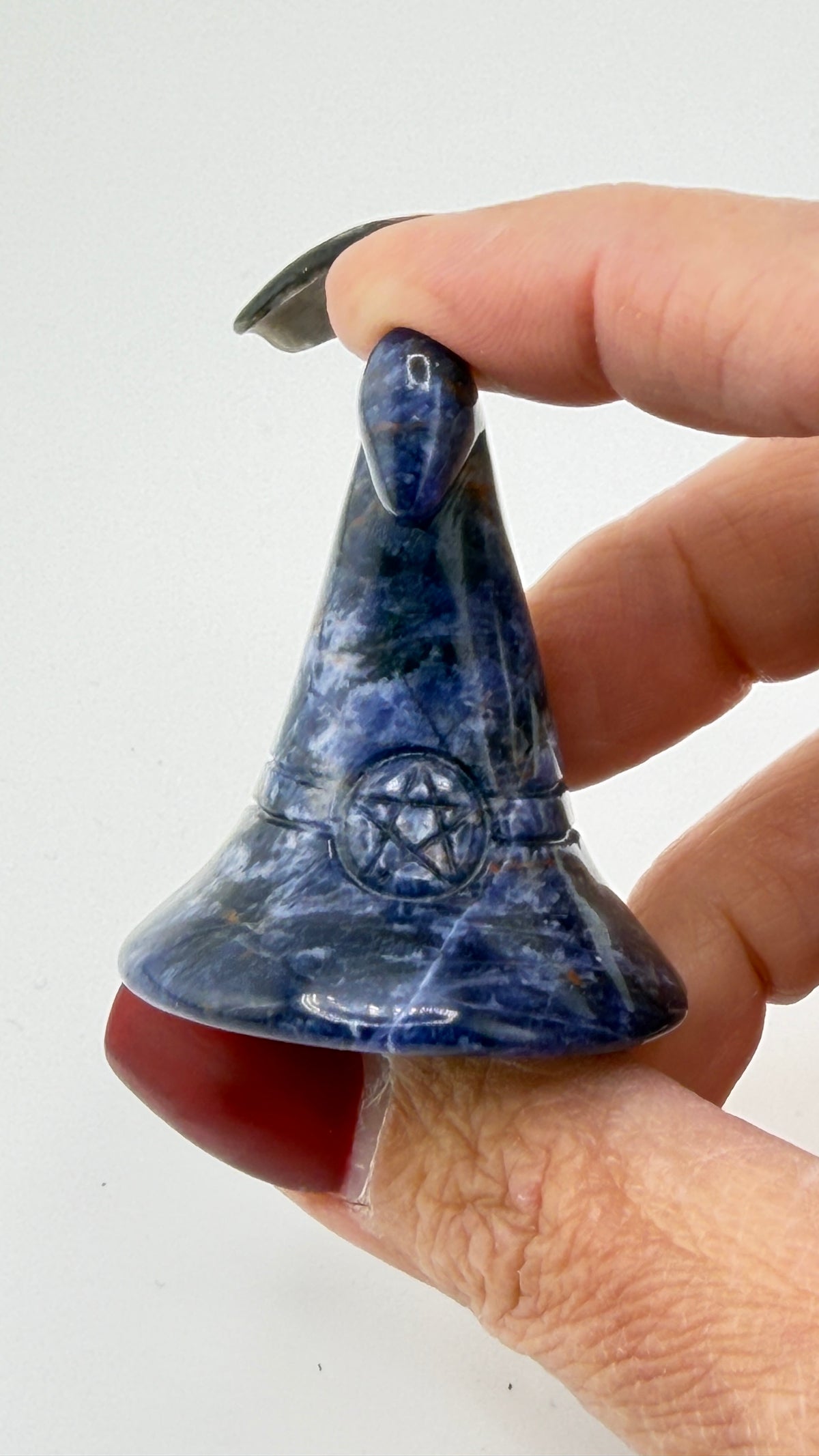 Witch's Hat Crystal Carving-Earth Fairy Holistics