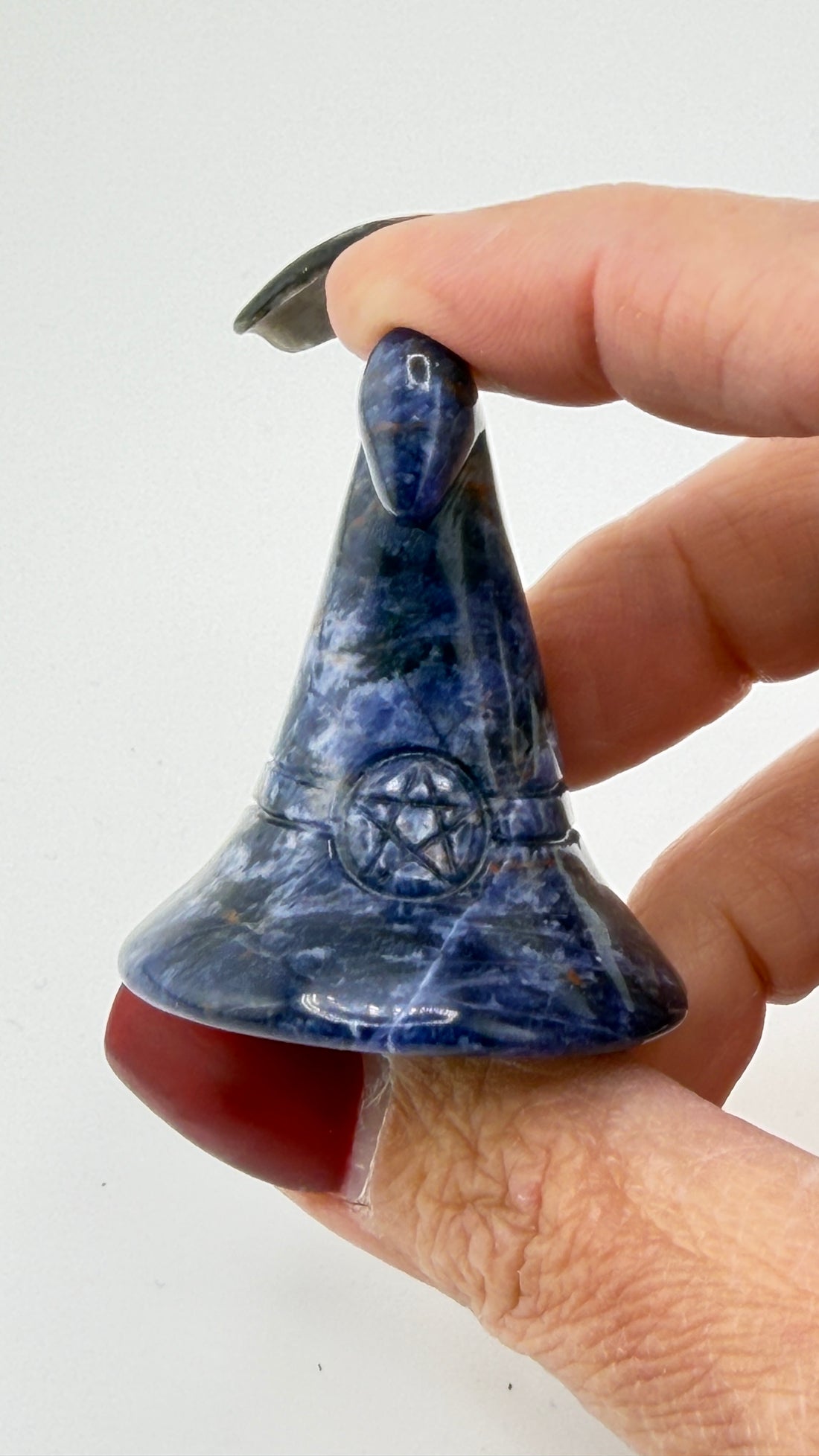 Witch's Hat Crystal Carving