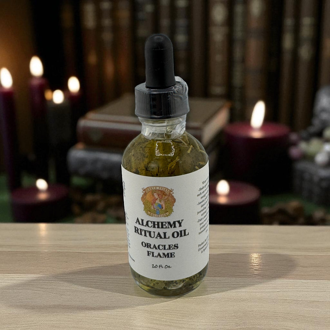 Alchemy Ritual Oil - Oracles Flame (Black Moon)