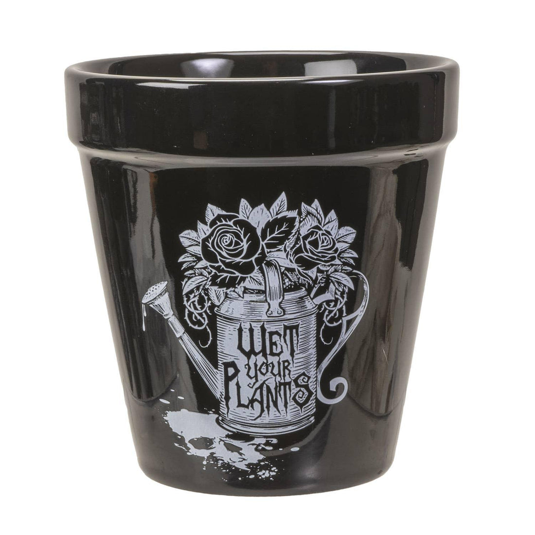 wet pot planter Wet Your Plants" Planter Pot – Earth Fairy Holistics