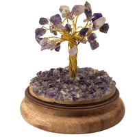 GEMSTONE TREES IN A GLASS DOME-Earth Fairy Holistics