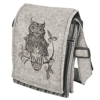 Owl Crossbody With Flap Closure-Earth Fairy Holistics