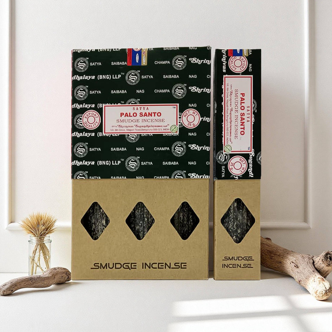 Satya Palo Santo Smudge Incense 25 GMs-Earth Fairy Holistics