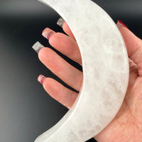Clear Quartz Crescent Moons-Earth Fairy Holistics