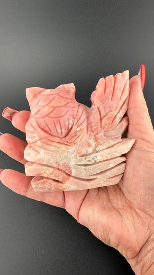 Pink Opal Owl
