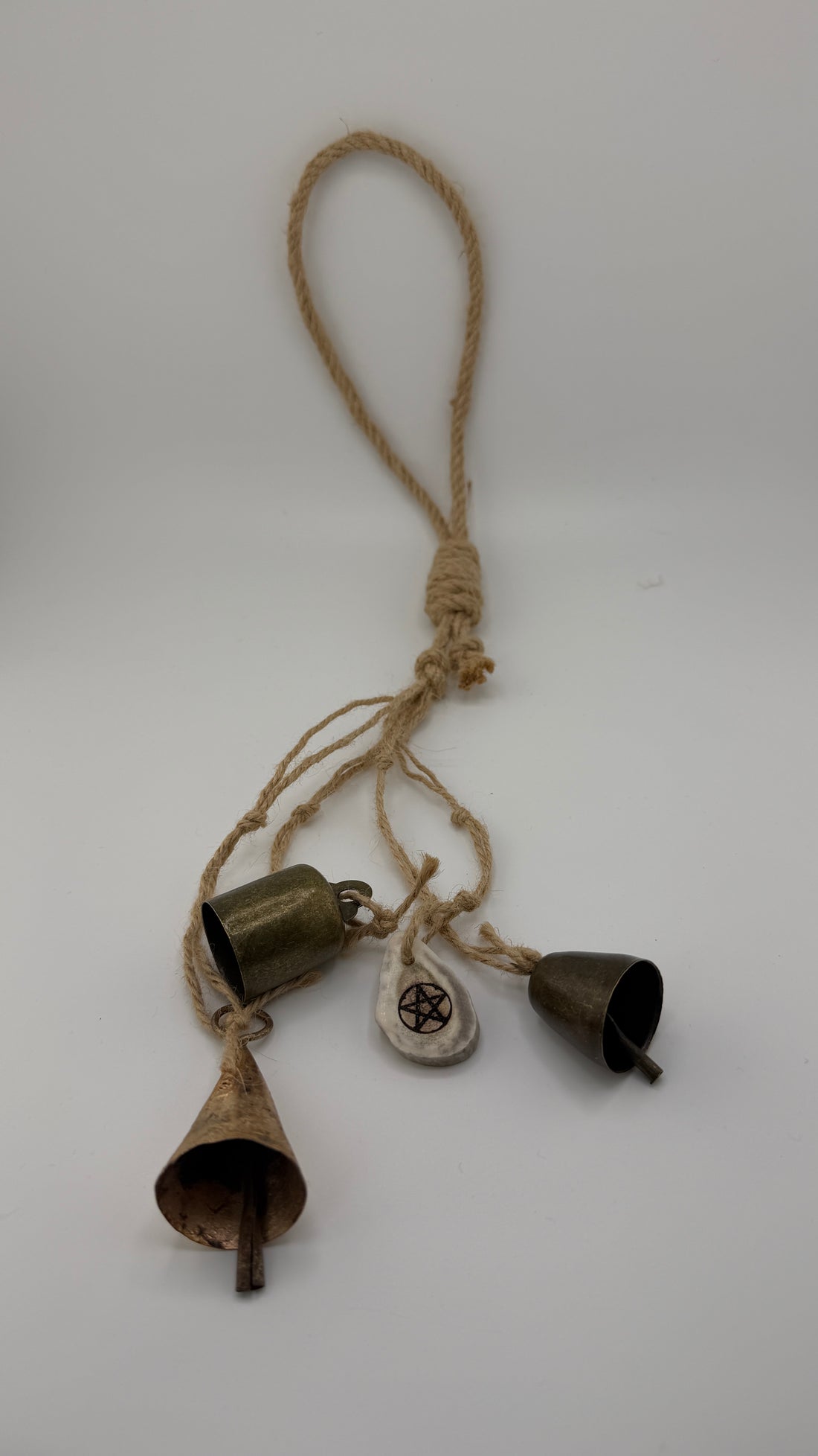 Witch's Bells with Deer Antler Pentagram