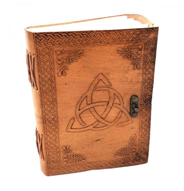 Triquetra Leather Journal 5x7" with Latch Closure