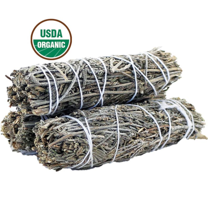 Lavender Sage Smudge Stick (4 in.)-Earth Fairy Holistics