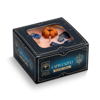 Lapis Lazuli Crystal Smudge Candle-Earth Fairy Holistics