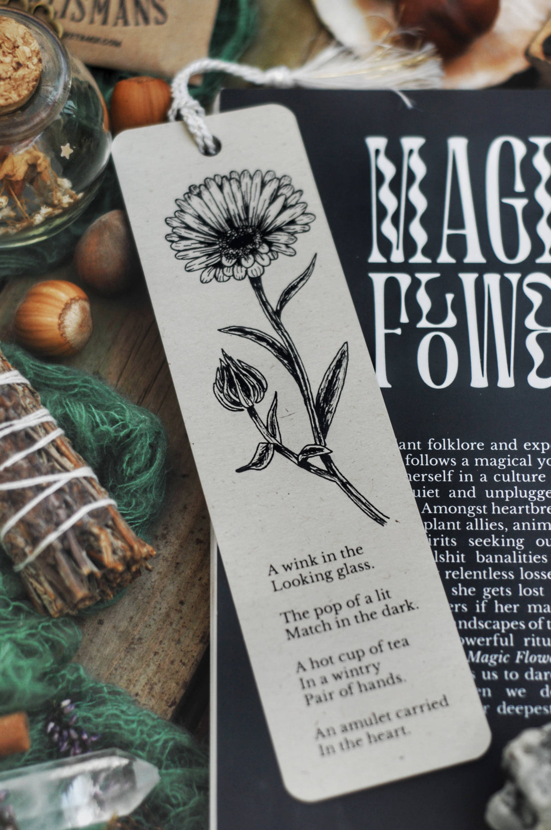Magic Flowers - Softcover Full Color Book and Bookmark-Earth Fairy Holistics
