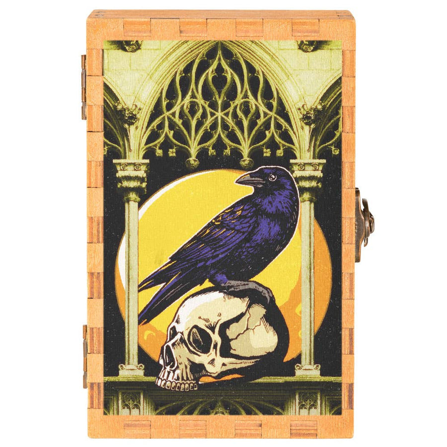 Raven & Skull Tarot Card Box-Earth Fairy Holistics