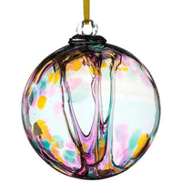 Witch's Ball (Spirit Ball) - Multicoloured Turquoise (10cm)-Earth Fairy Holistics