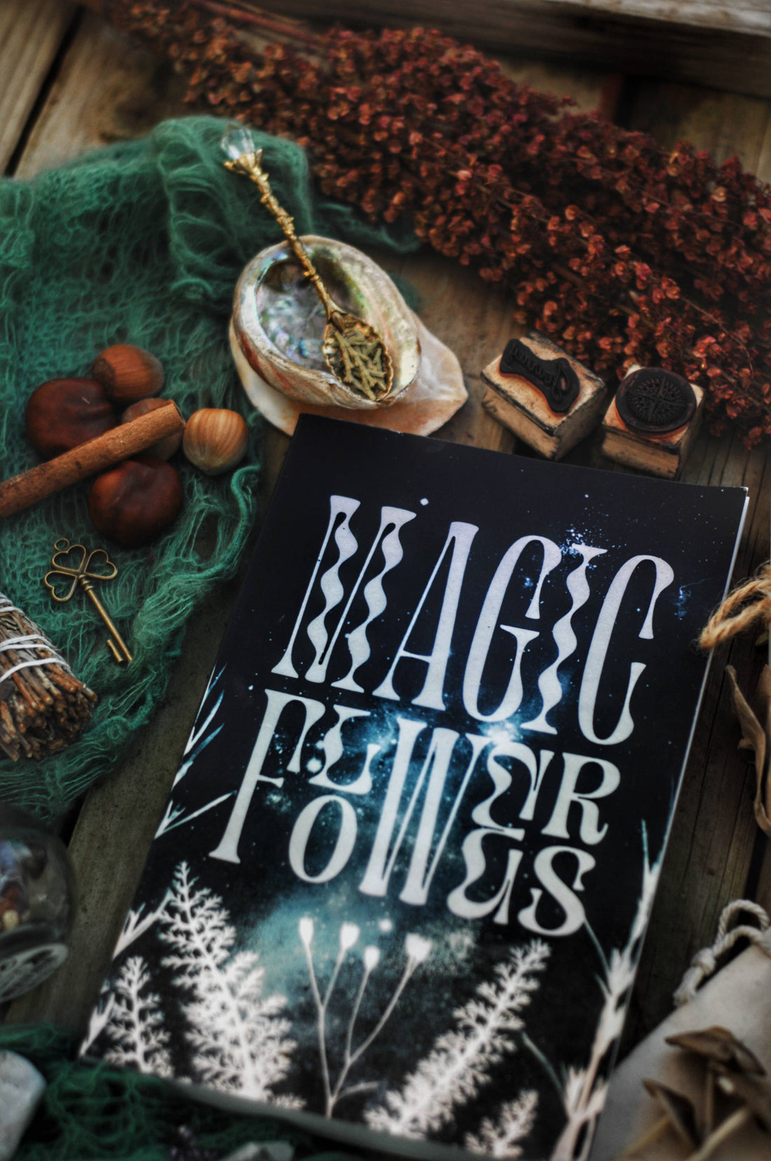 Magic Flowers - Softcover Full Color Book and Bookmark-Earth Fairy Holistics