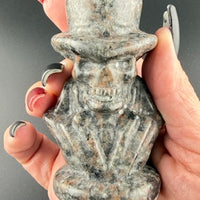 Yooperlite Skeleton With Top Hat (UV Reactive)-Earth Fairy Holistics