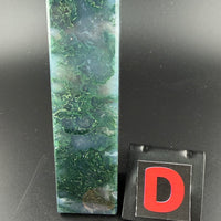 Moss Agate Obelisk Towers-Earth Fairy Holistics