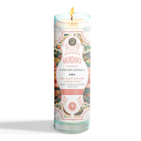 Prayer Candle, Abundance (8 in.) (9.5 oz)-Earth Fairy Holistics