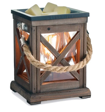 Walnut & Rope Vintage Bulb Illumination Fragrance Warmer-Earth Fairy Holistics
