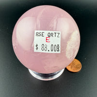 Rose Quarts Spheres