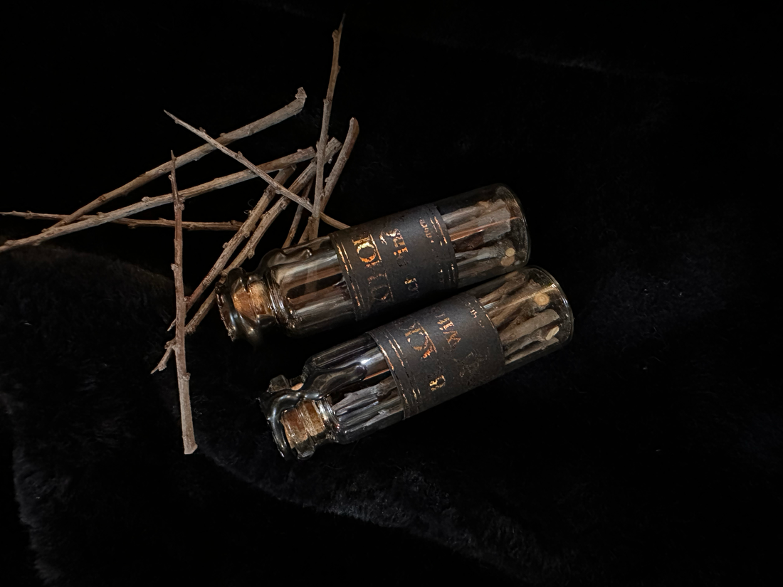 Blackthorn Witch Pin Bottles-Earth Fairy Holistics