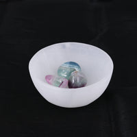 Deep Selenite Smudge Bowl (3 in.)-Earth Fairy Holistics