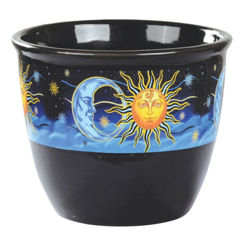 Sun/Moon Smudge Pot-Earth Fairy Holistics