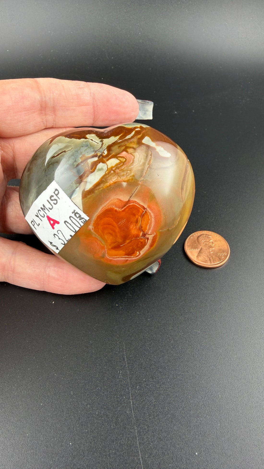 Polychrome Jasper Hearts-Earth Fairy Holistics