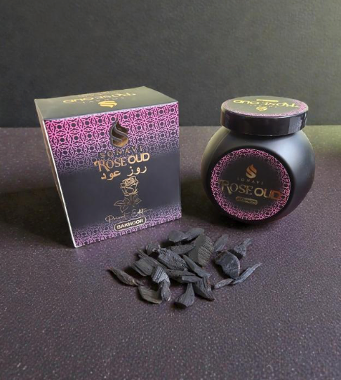 SONAVI – Private Edition Bakhoor Incense Chips - Rose Oud (40g Jar)-Earth Fairy Holistics