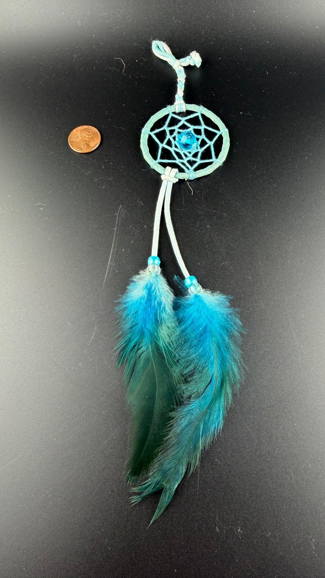Spirit Wolf Dreamcatchers/Leather Keychains-Earth Fairy Holistics