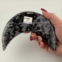 Indigo Gabbro Crescent Moons-Earth Fairy Holistics