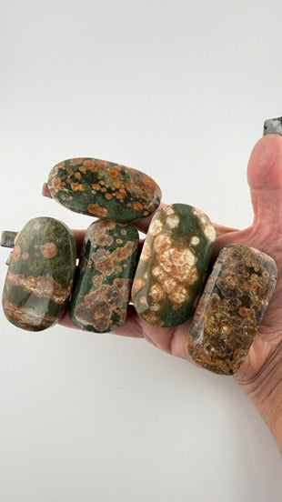 Rainforest Jasper Palm Stone