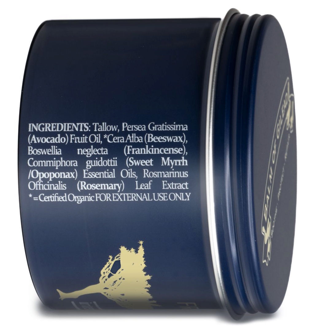 Balm of Gilead Cream, Frankincense & Sweet Myrrh, Intensive Skin Healing