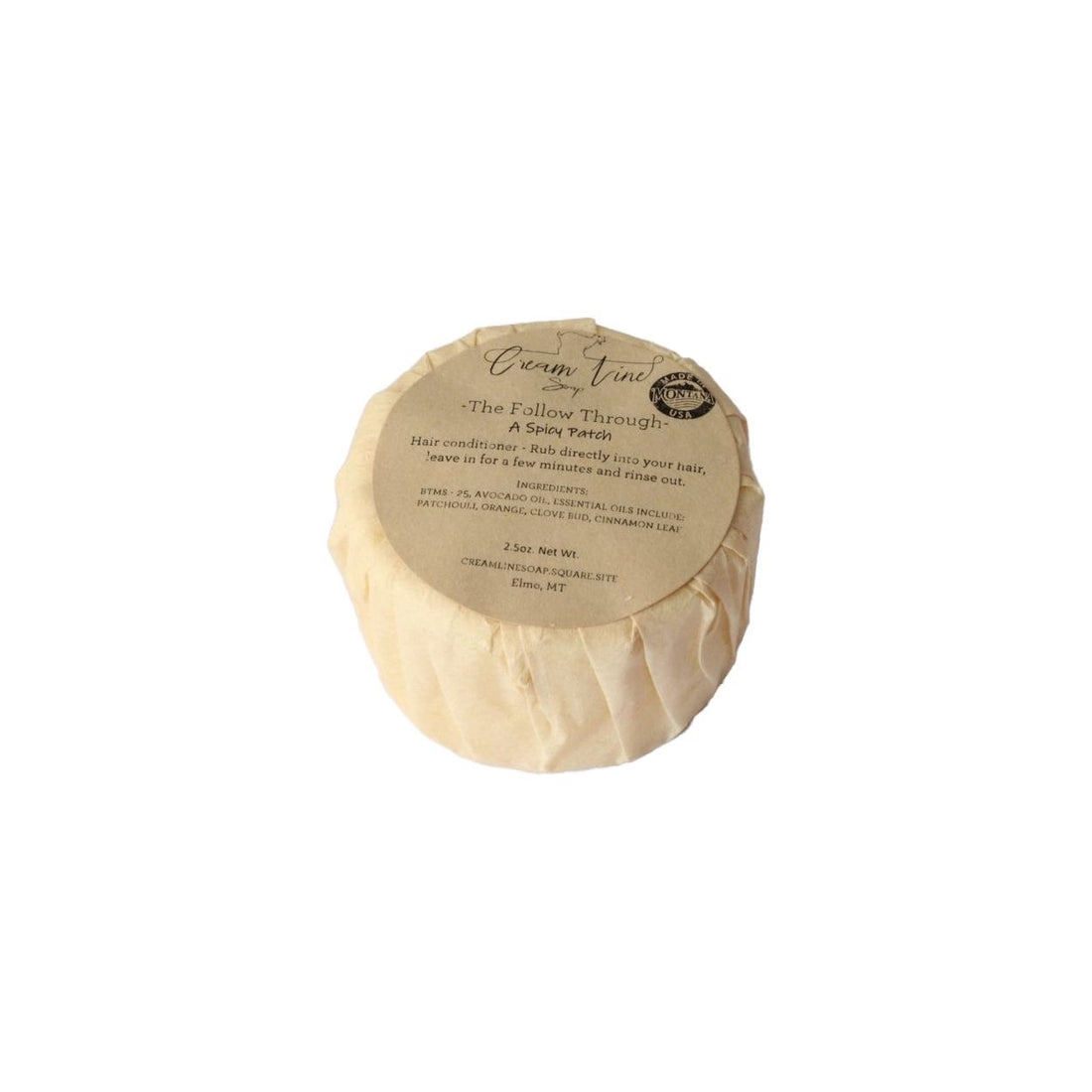 Cream Line Soap Hair Conditioner Bar - A Spicy Patch-Earth Fairy Holistics