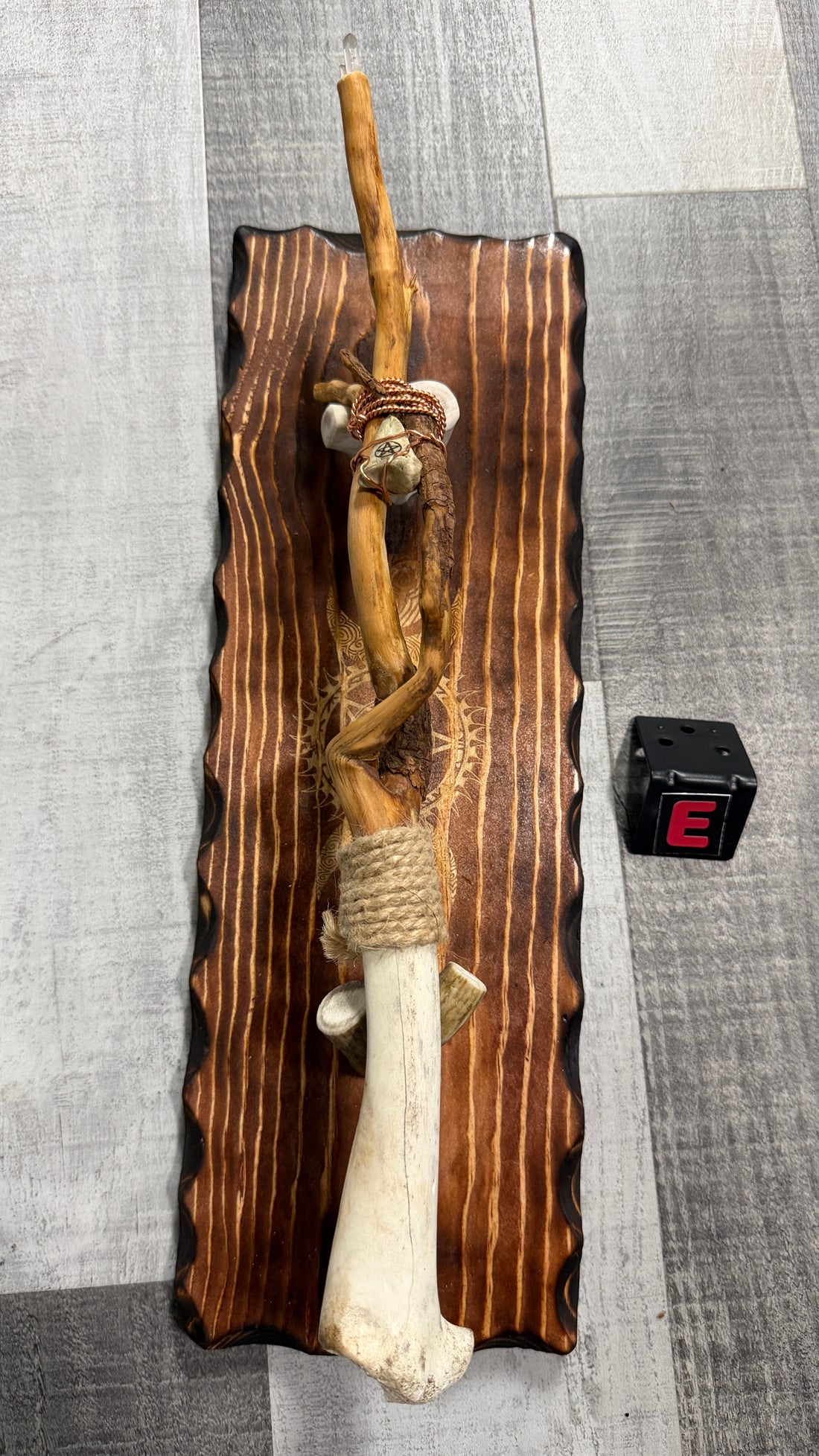 Deer Bone & Clear Quartz Handmade Wands (Various Options)