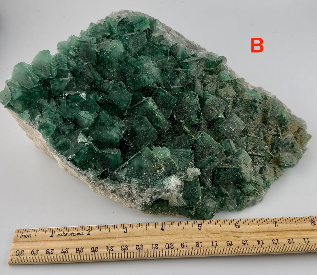 Fluorite Cube Specimen Formations (Large)-Earth Fairy Holistics