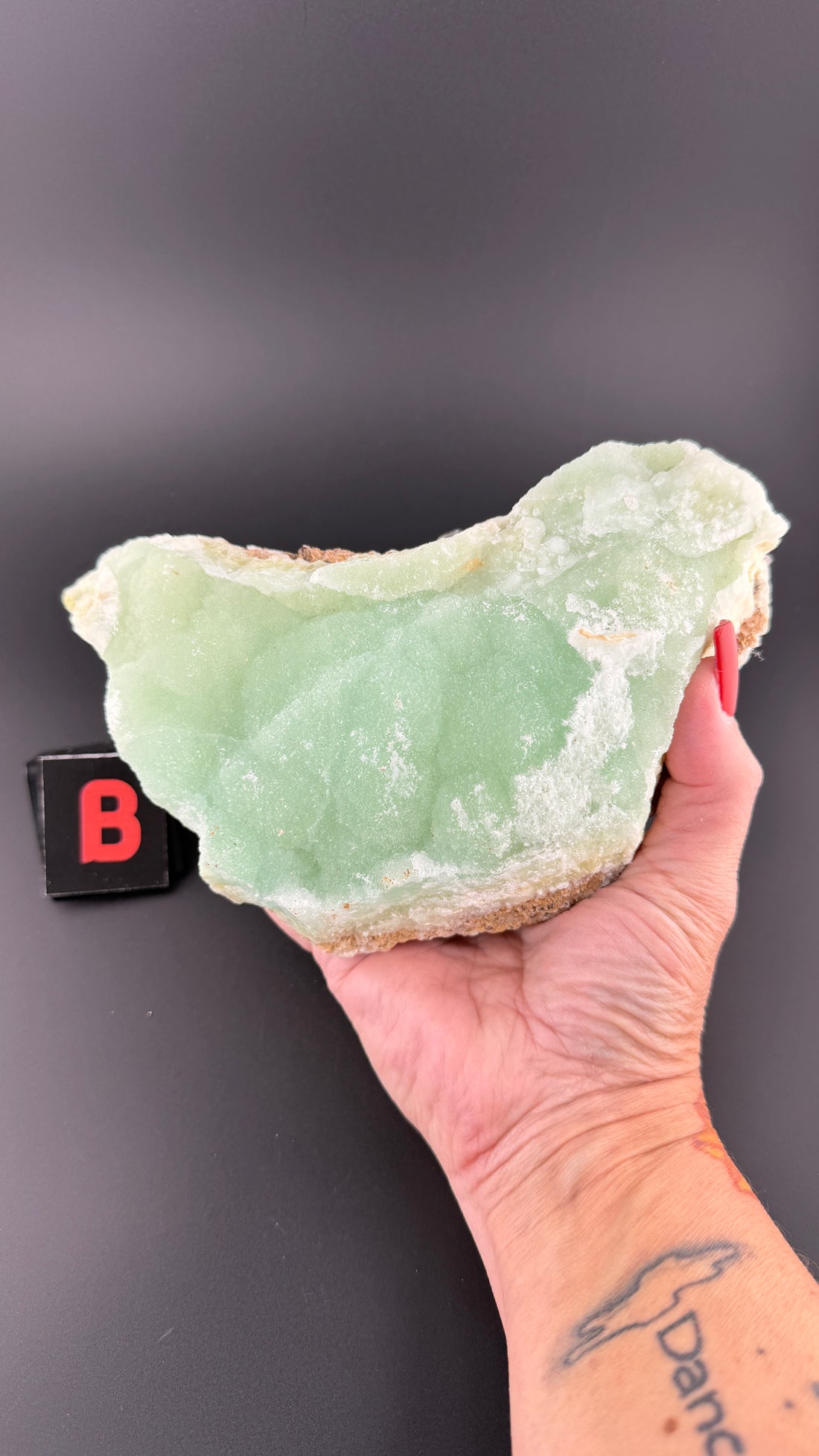 Green Aragonite Specimen
