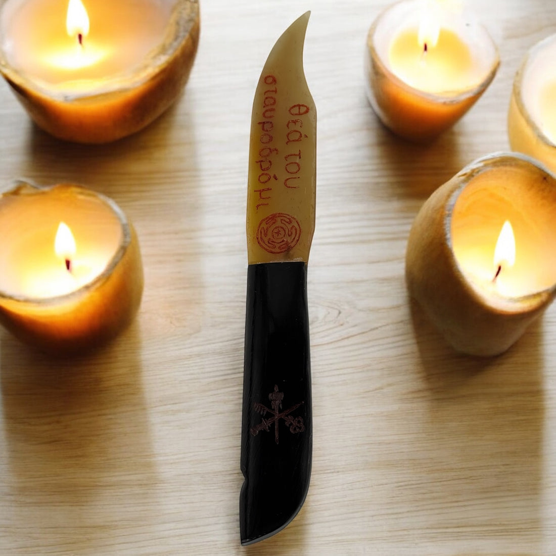 Mystic Bone & Horn Athames: Engraved Tools of Sacred Craft-Earth Fairy Holistics