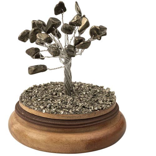 GEMSTONE TREES IN A GLASS DOME-Earth Fairy Holistics