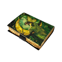 Fairy Leather Journal Celtic Grimoire Journal Spellbook-Earth Fairy Holistics
