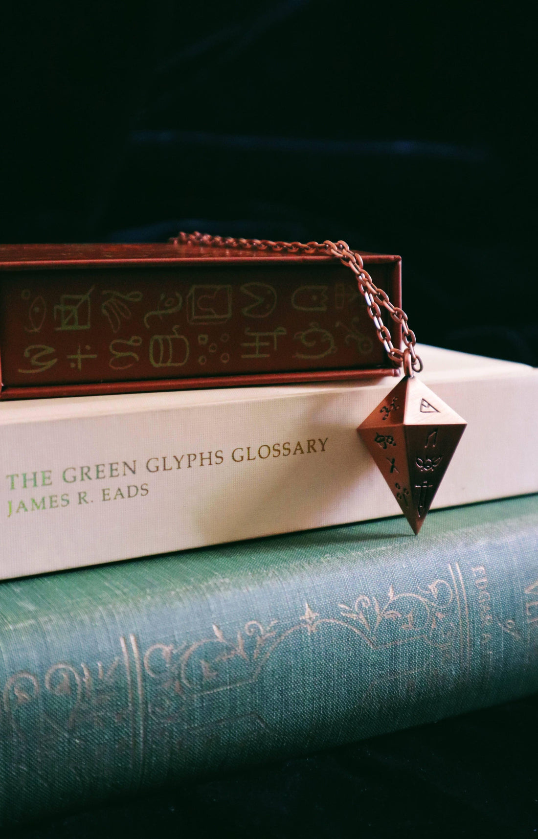 Green Glyphs Pendulum-Earth Fairy Holistics