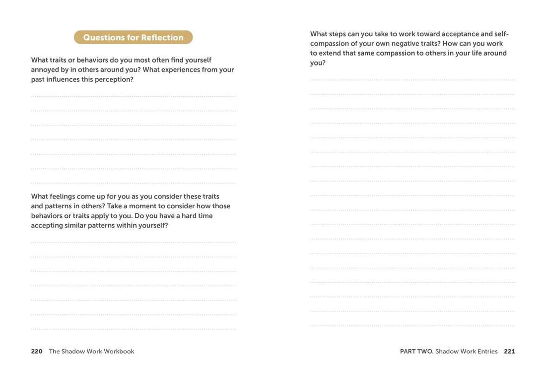 Shadow Work Workbook by Jor-El Caraballo-Earth Fairy Holistics