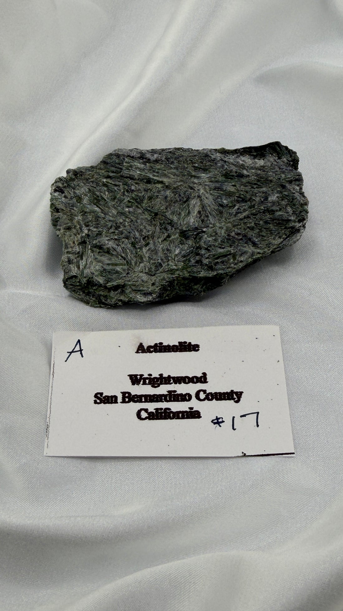 Actinolite Specimens