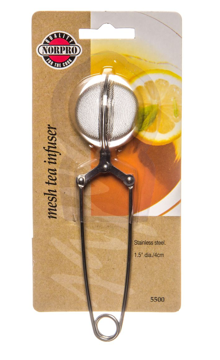 1.5" Mesh Tea Ball With Squeeze Handle