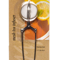 1.5" Mesh Tea Ball With Squeeze Handle