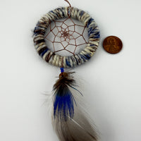 Spirit Wolf Dreamcatchers/Leather Keychains-Earth Fairy Holistics