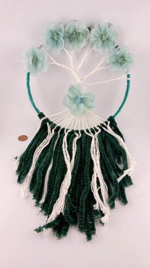 Spirit Wolf Dreamcatchers/Leather Keychains-Earth Fairy Holistics