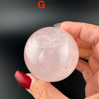 Rose Quarts Spheres-Earth Fairy Holistics