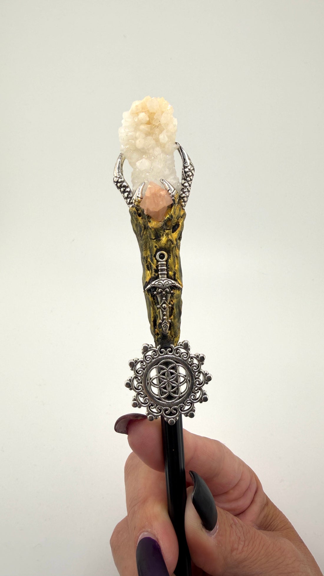 Handmade Wands with Various Crystals